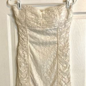 All white, Lacey Mini dress